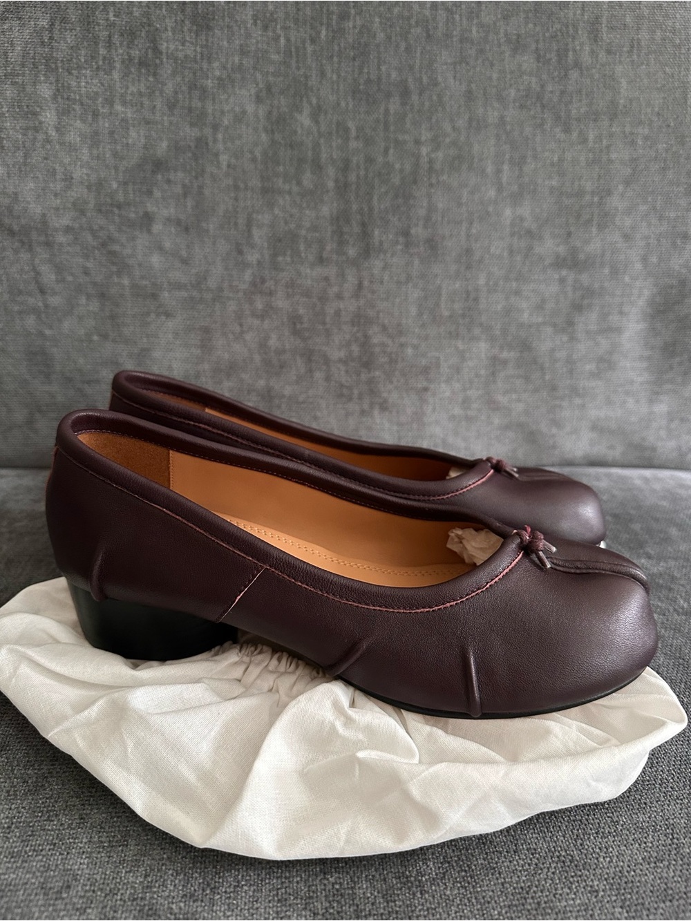 Maison Margiela Tabi Split-Toe ballerina with heel - Picture 3 of 8